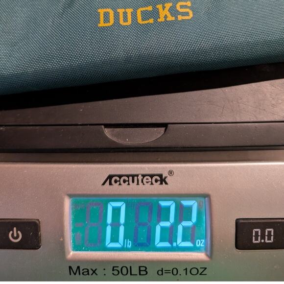 Vintage Oregon Ducks Wallet Mens Gunther Green Yellow Nylon Tri fold Pockets - Picture 15 of 15